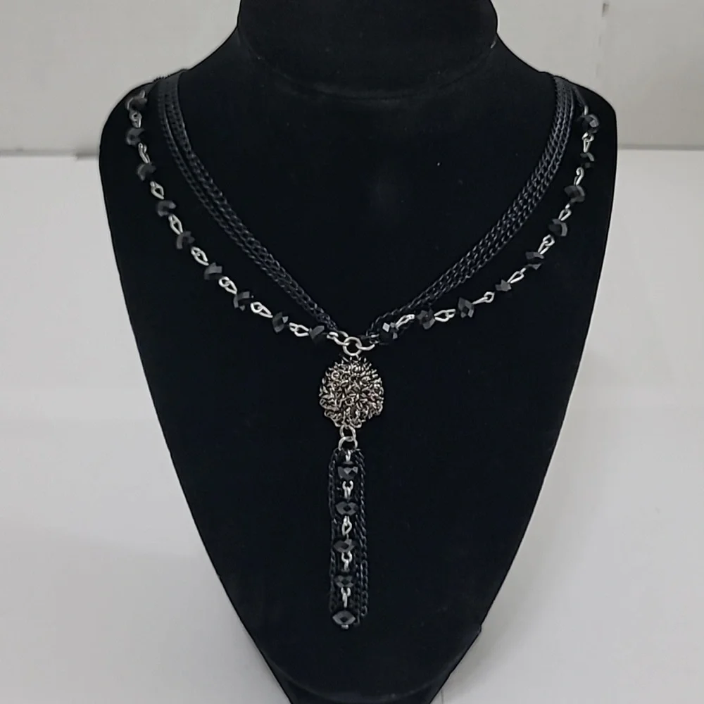 Multi strand necklace costume jewelry
